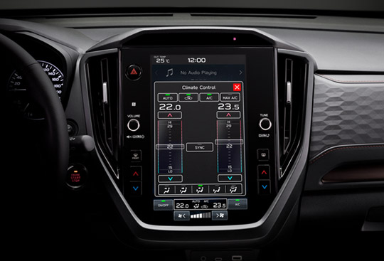 左右獨立調校自動恆溫空調系統